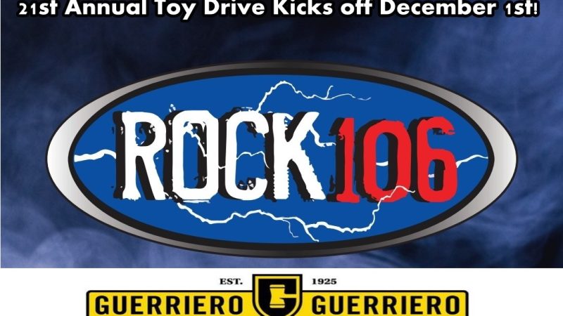 Rock 106 Toy Drive with Injury Attorney Jeff Guerriero